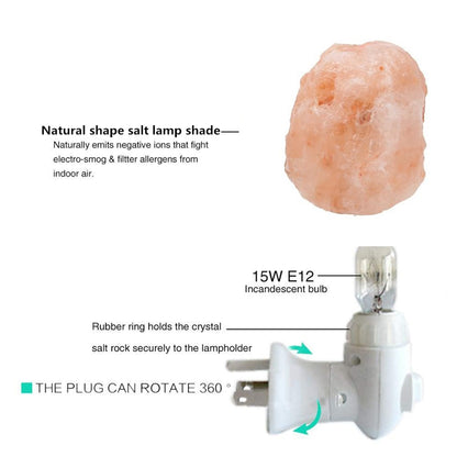 Crystal Salt Lamp Night Light