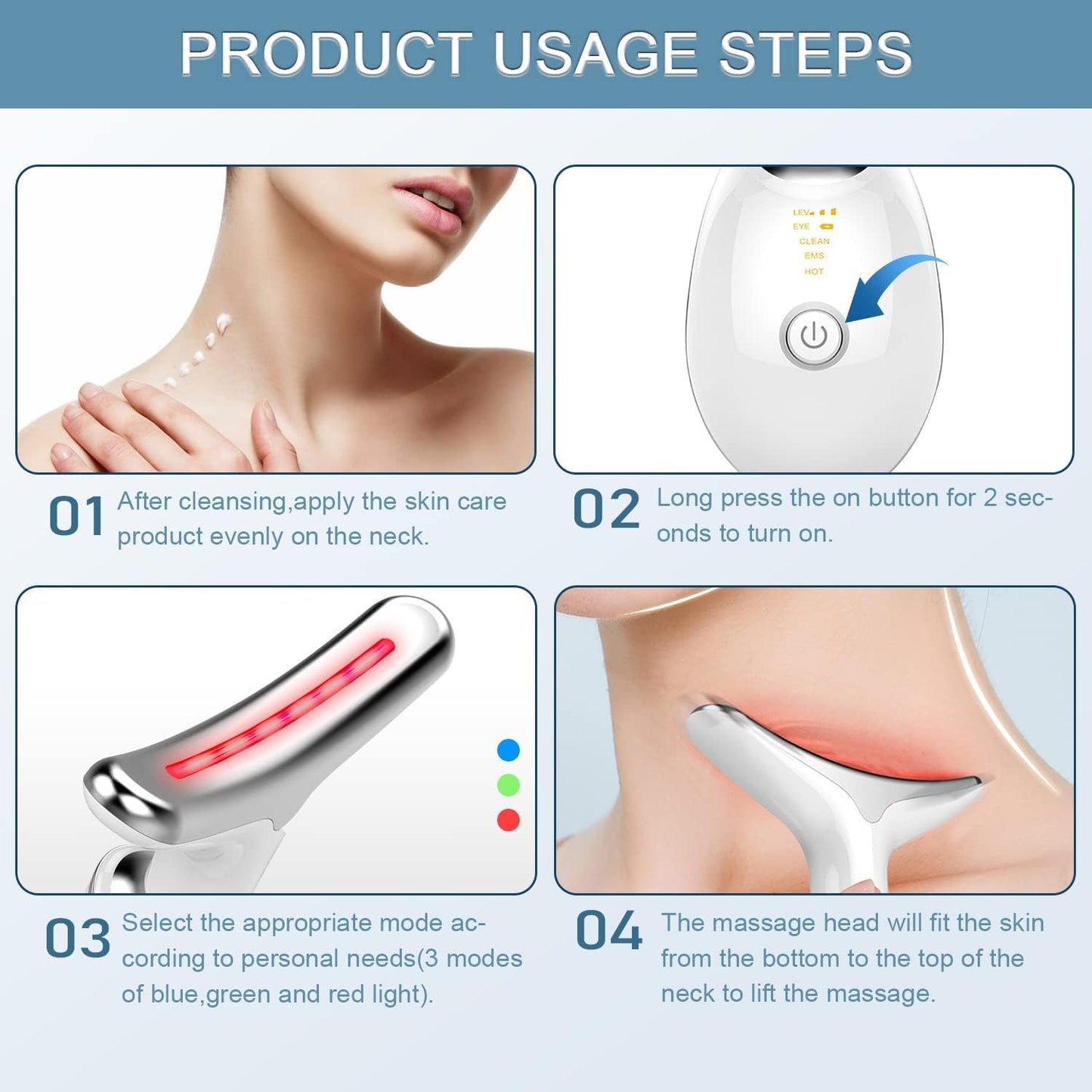Neck EMS Beauty Device