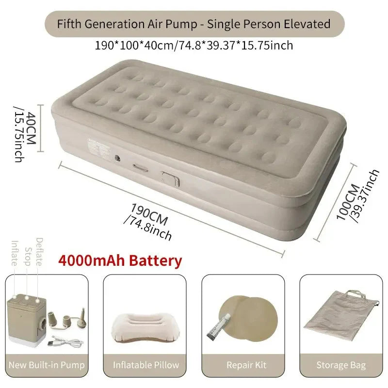 One Click Automatic Inflatable Mattress