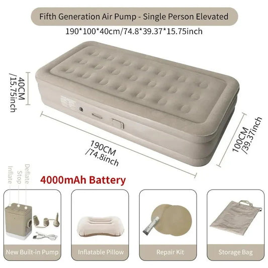 One Click Automatic Inflatable Mattress