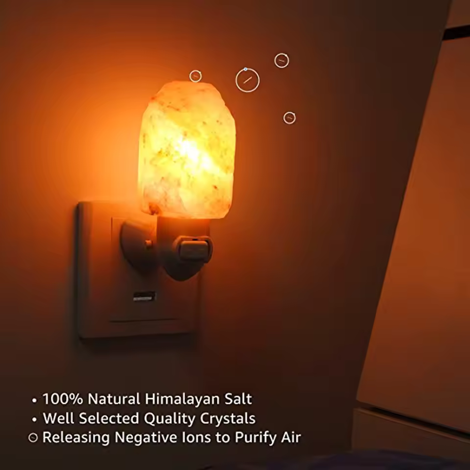 Crystal Salt Lamp Night Light