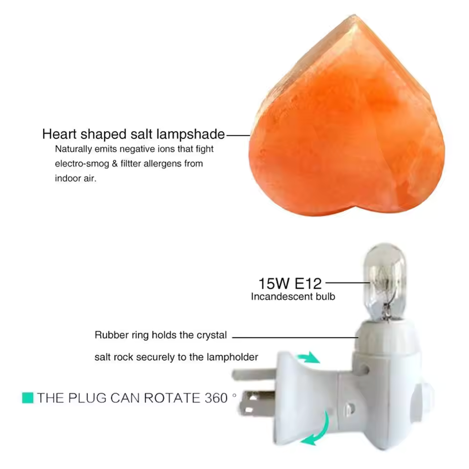 Crystal Salt Lamp Night Light
