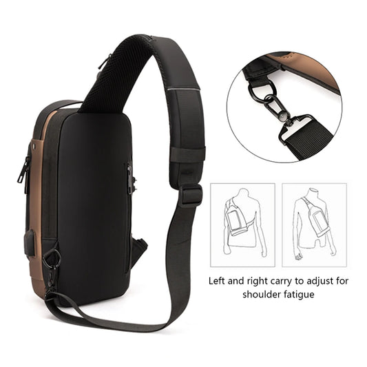 Anti theft sling bag