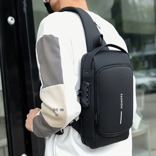 Anti theft sling bag