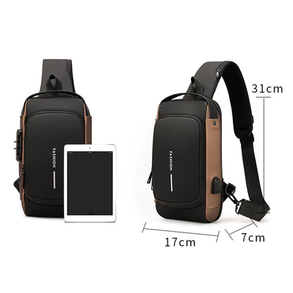 Anti theft sling bag