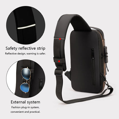 Anti theft sling bag