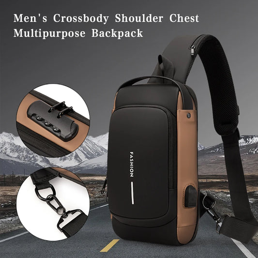 Anti theft sling bag