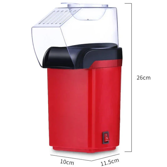 Mini Home Popcorn Maker with Measuring Cup and Removable Lid