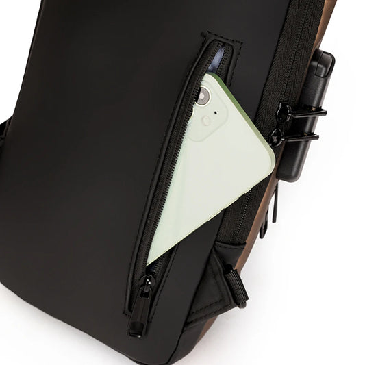 Anti theft sling bag