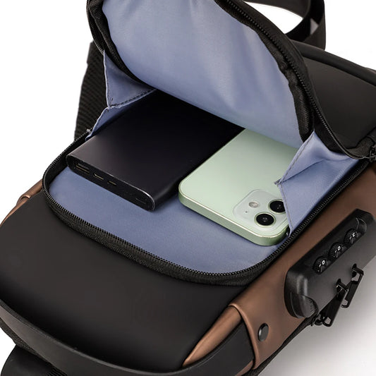 Anti theft sling bag