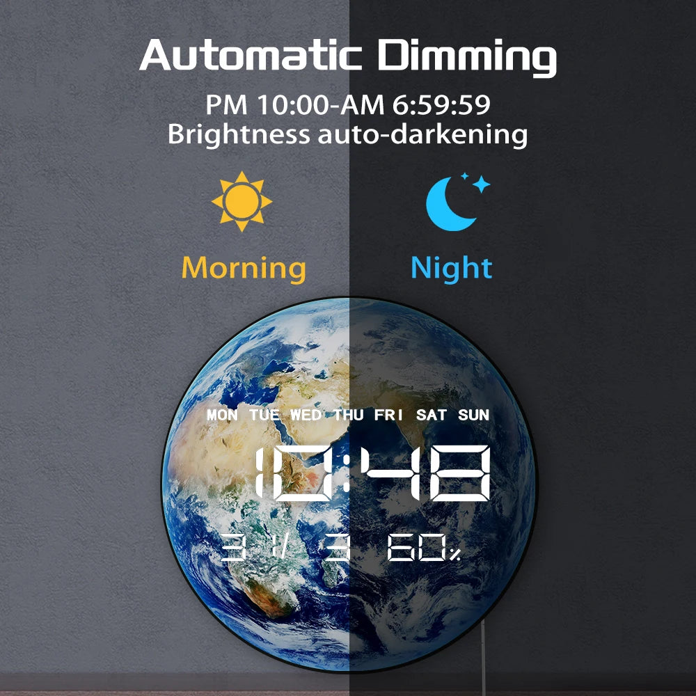 Jiugong - LED Planet Electronic Clock ©
