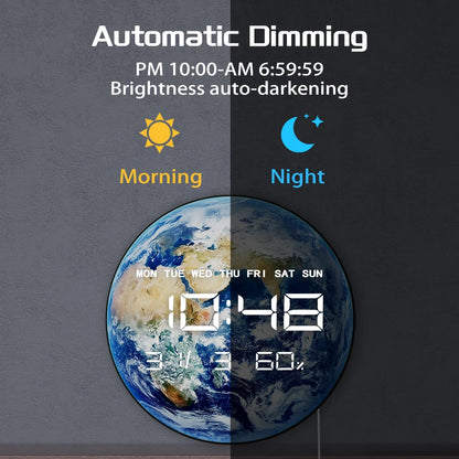 Jiugong - LED Planet Electronic Clock ©