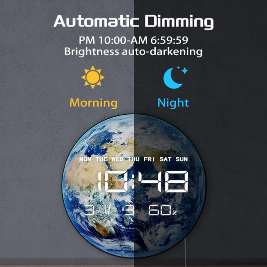 Jiugong - LED Planet Electronic Clock ©