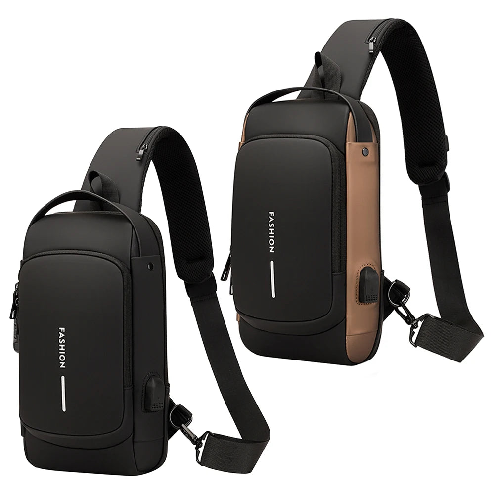 Anti theft sling bag