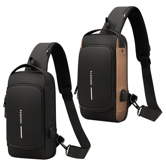 Anti theft sling bag