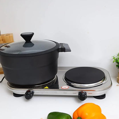 Electric Ceramic Stove with Smart Temperature Control for Home Kitchens