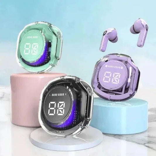 T8 Crystal Wireless Earphones - Transparent (Air 39) 🔥