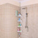 Bathroom Corner Tension Pole Rack